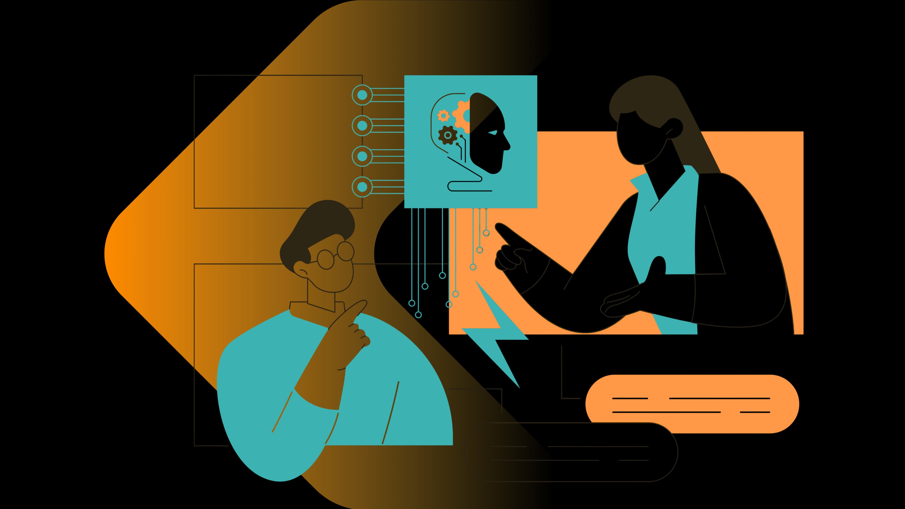 Contact Center Automation Illustration