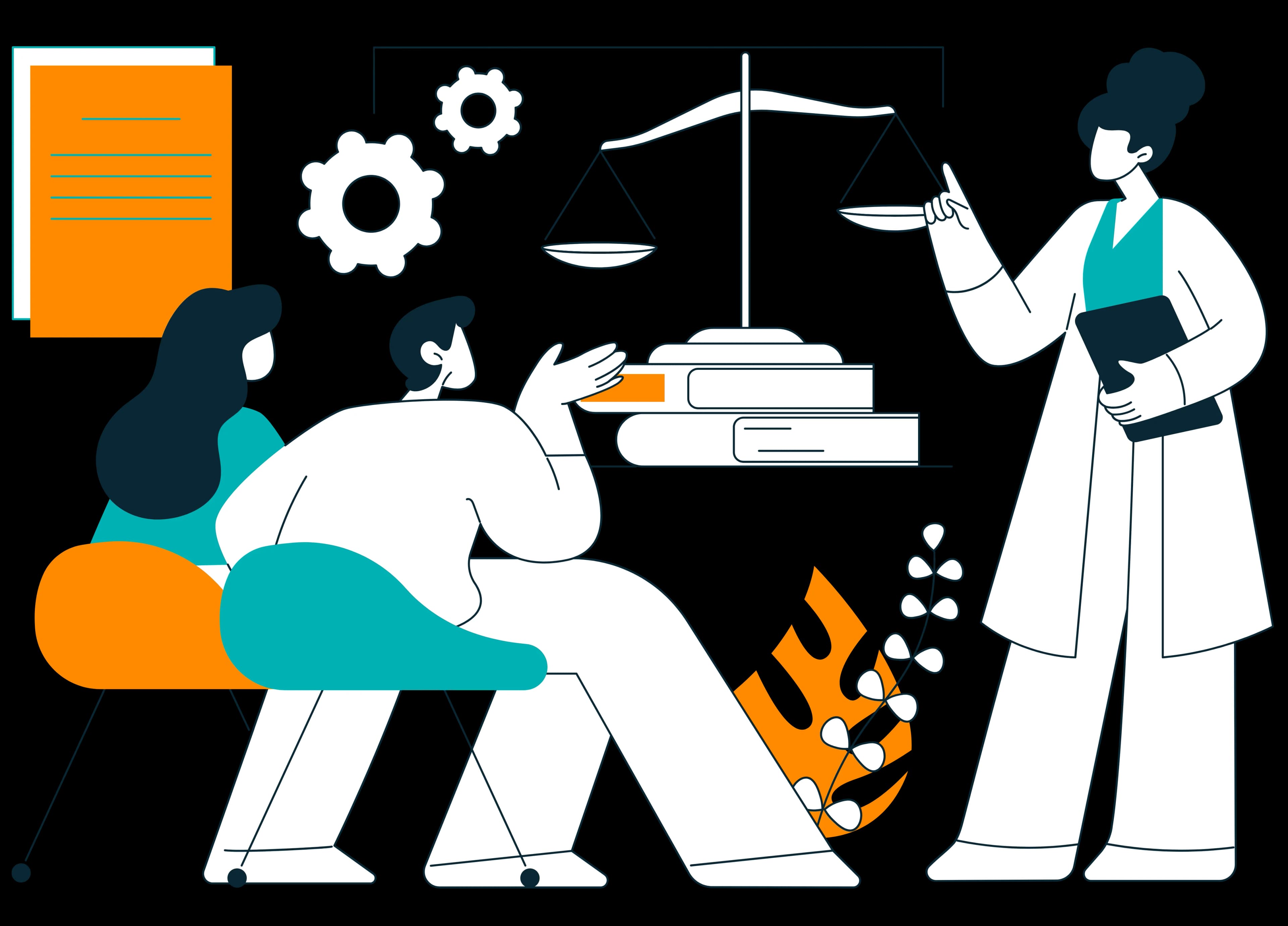 Legal & Compliance How We Help Illustration