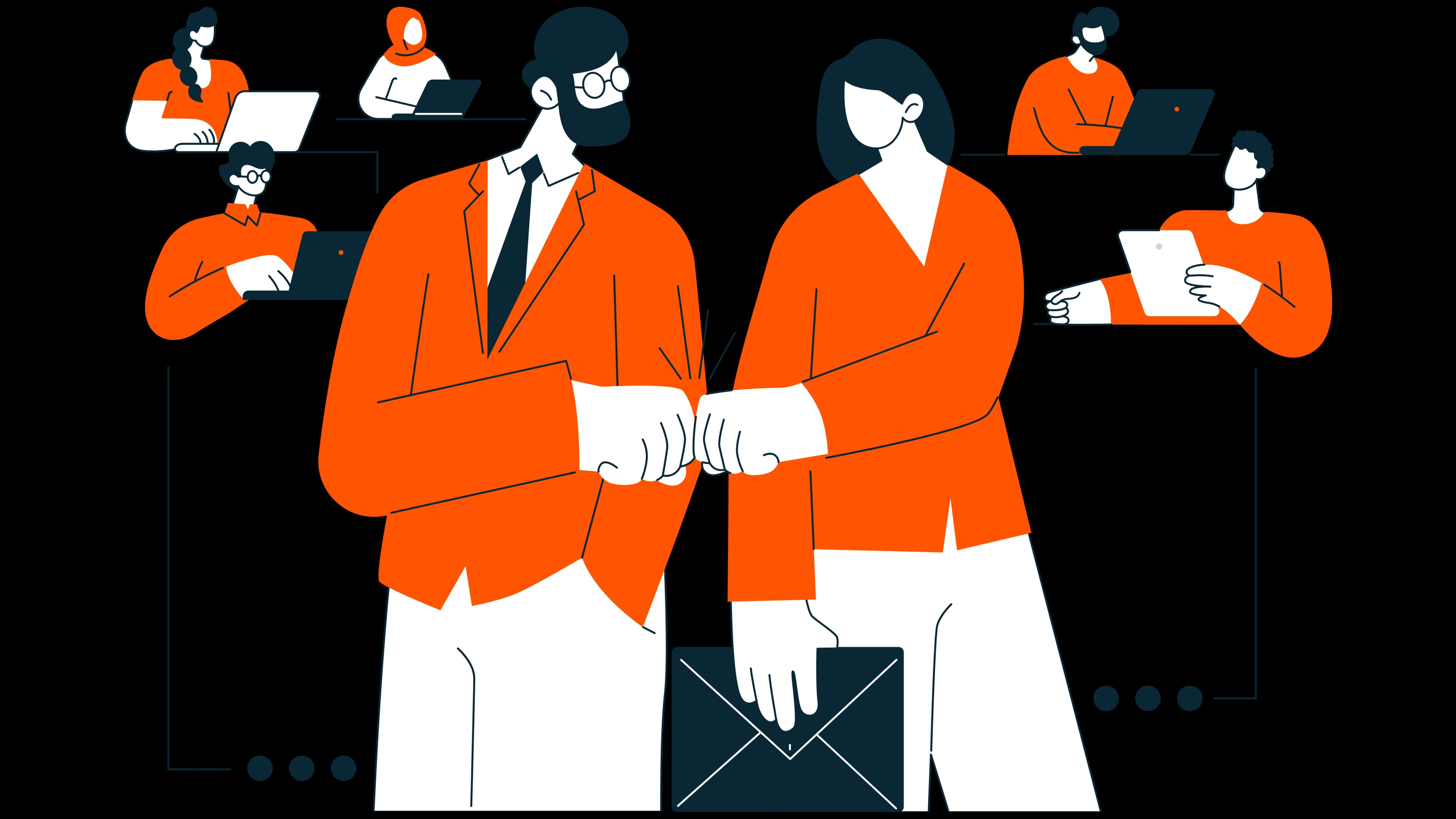 Business Impact Team Illustration